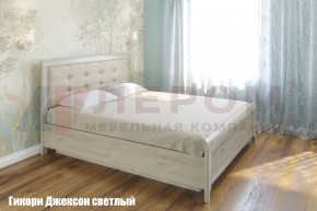 Кровать КР-1033 с мягким изголовьем в Заводоуковске - zavodoukovsk.ok-mebel.com | фото