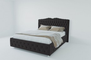 Кровать Нягань с ПМ 1200 (экокожа кольт ч) в Заводоуковске - zavodoukovsk.ok-mebel.com | фото 2
