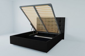 Кровать Венеция с ПМ 1200 (экокожа кольт ч) в Заводоуковске - zavodoukovsk.ok-mebel.com | фото