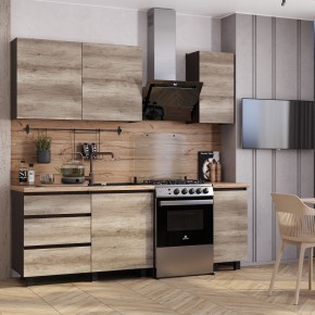 Кухня Энигма 1.6 м (венге/дуб каньон) в Заводоуковске - zavodoukovsk.ok-mebel.com | фото