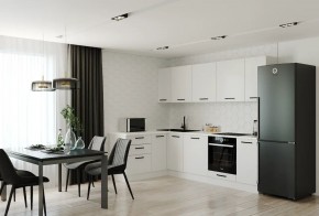 Кухонный гарнитур Белый Глянец 2600*1600 (Стол. 38мм) в Заводоуковске - zavodoukovsk.ok-mebel.com | фото