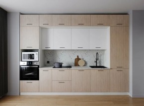 Кухонный гарнитур Демо 3400 (Стол. 38мм) в Заводоуковске - zavodoukovsk.ok-mebel.com | фото