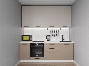 Кухонный гарнитур Каппучино 2200 h950 (Стол. 26мм) в Заводоуковске - zavodoukovsk.ok-mebel.com | фото