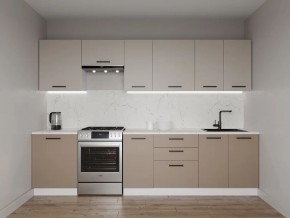 Кухонный гарнитур Каппучино 3000 (Стол. 26мм) в Заводоуковске - zavodoukovsk.ok-mebel.com | фото