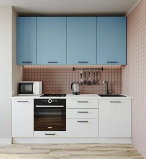 Кухонный гарнитур Капри 2200 h950 (Стол. 38мм) в Заводоуковске - zavodoukovsk.ok-mebel.com | фото