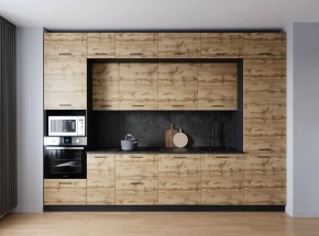 Кухонный гарнитур Крафт 3400 (Стол. 26мм) в Заводоуковске - zavodoukovsk.ok-mebel.com | фото
