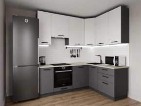 Кухонный гарнитур Меренга 2200*1600 h950 (Стол. 38мм) в Заводоуковске - zavodoukovsk.ok-mebel.com | фото