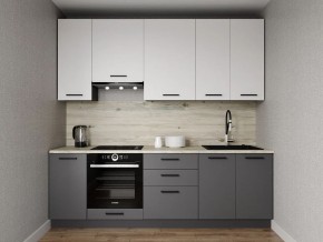 Кухонный гарнитур Меренга 2400 h950 (Стол. 26мм) в Заводоуковске - zavodoukovsk.ok-mebel.com | фото