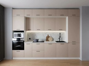 Кухонный гарнитур Шампань 3400 (Стол. 38мм) в Заводоуковске - zavodoukovsk.ok-mebel.com | фото
