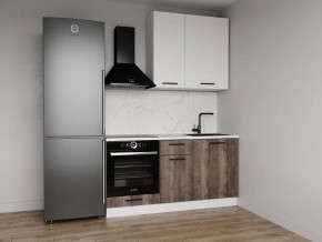Кухонный гарнитур Старое Дерево 1600 h950 (Стол. 26мм) в Заводоуковске - zavodoukovsk.ok-mebel.com | фото
