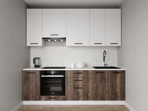 Кухонный гарнитур Старое Дерево 2400 h950 (Стол. 26мм) в Заводоуковске - zavodoukovsk.ok-mebel.com | фото
