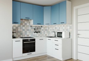 Кухонный гарнитур угловой Капри 2200х1600 h950 (Стол. 26мм) в Заводоуковске - zavodoukovsk.ok-mebel.com | фото