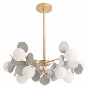 Люстра на штанге Arte Lamp Peacock A1369SP-10GY в Заводоуковске - zavodoukovsk.ok-mebel.com | фото