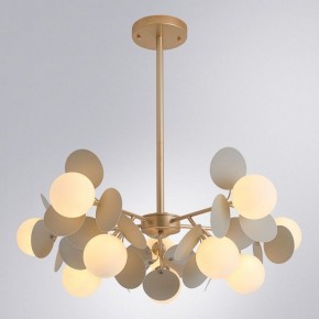 Люстра на штанге Arte Lamp Peacock A1369SP-10GY в Заводоуковске - zavodoukovsk.ok-mebel.com | фото 2