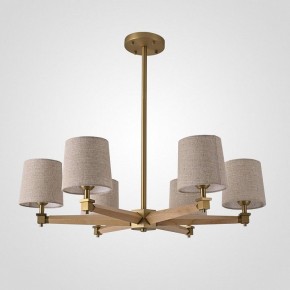 Люстра на штанге Imperiumloft Jorgenson Beige/Light wood STAVRA01 в Заводоуковске - zavodoukovsk.ok-mebel.com | фото