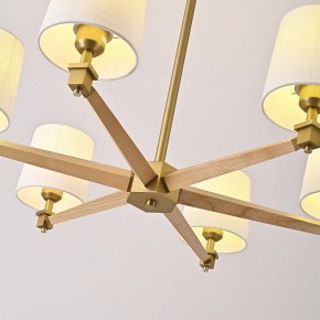 Люстра на штанге Imperiumloft Jorgenson White/Light wood STAVRA01 в Заводоуковске - zavodoukovsk.ok-mebel.com | фото 7