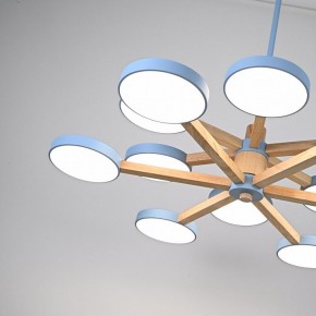 Люстра на штанге Imperiumloft TURNA Blue TURNA-DBL01 в Заводоуковске - zavodoukovsk.ok-mebel.com | фото 6