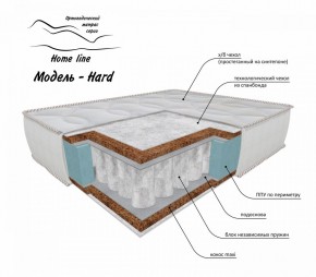 Матрас Hard 1200*1900/1950/2000*h200 в Заводоуковске - zavodoukovsk.ok-mebel.com | фото