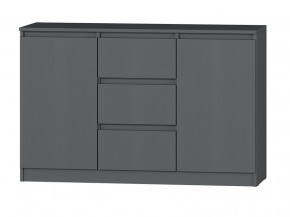 МС "Хилтон" Комод №4 1200 (графит) в Заводоуковске - zavodoukovsk.ok-mebel.com | фото 2