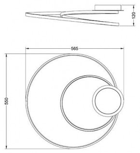 Накладной светильник Arte Lamp Millo A3893PL-30BK в Заводоуковске - zavodoukovsk.ok-mebel.com | фото 2