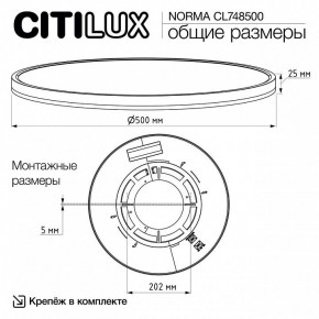 Накладной светильник Citilux Norma CL748500 в Заводоуковске - zavodoukovsk.ok-mebel.com | фото 11