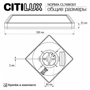 Накладной светильник Citilux Norma CL748K301 в Заводоуковске - zavodoukovsk.ok-mebel.com | фото 11