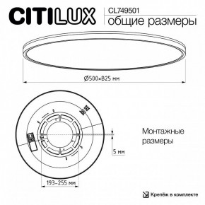 Накладной светильник Citilux NORMA CL749501 в Заводоуковске - zavodoukovsk.ok-mebel.com | фото 12