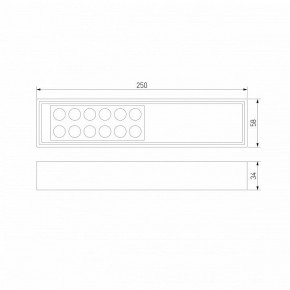 Накладной светильник Elektrostandard Tend a068850 в Заводоуковске - zavodoukovsk.ok-mebel.com | фото 3