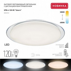 Накладной светильник Эра Классик SPB-6-120-RC Saturn (С) в Заводоуковске - zavodoukovsk.ok-mebel.com | фото 3