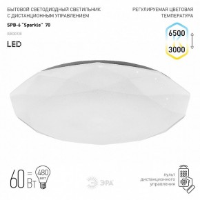 Накладной светильник Эра Классик SPB-6-70-RC Sparkle в Заводоуковске - zavodoukovsk.ok-mebel.com | фото 2