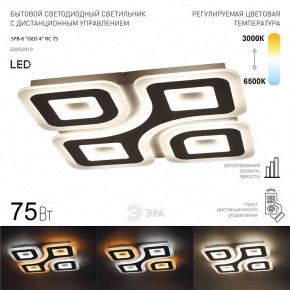 Накладной светильник Эра  SPB-6 GEO 4 RC 75 в Заводоуковске - zavodoukovsk.ok-mebel.com | фото 2