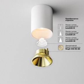 Накладной светильник Maytoni Alfa LED C064CL-8W2.7K-RD-WB в Заводоуковске - zavodoukovsk.ok-mebel.com | фото 3