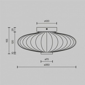 Накладной светильник Maytoni Amulet MOD555WL-L4G3K в Заводоуковске - zavodoukovsk.ok-mebel.com | фото 4