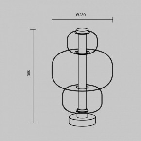 Настольная лампа декоративная Maytoni Atmos MOD364TL-L15W3K в Заводоуковске - zavodoukovsk.ok-mebel.com | фото 5