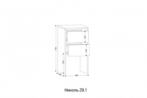 НИКОЛЬ 25 Шкаф 5-ти створчатый в Заводоуковске - zavodoukovsk.ok-mebel.com | фото 7