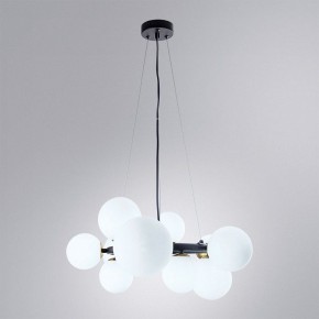 Подвесная люстра Arte Lamp Gemini A2243SP-10BK в Заводоуковске - zavodoukovsk.ok-mebel.com | фото 3