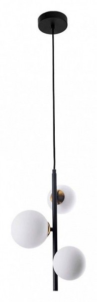 Подвесная люстра Arte Lamp Gemini A2243SP-3BK в Заводоуковске - zavodoukovsk.ok-mebel.com | фото 2
