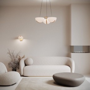 Подвесная люстра Eurosvet Emisfero 50083/3 LED золото в Заводоуковске - zavodoukovsk.ok-mebel.com | фото 4