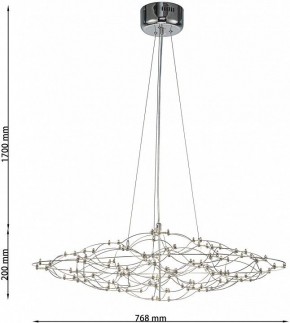 Подвесная люстра Favourite Thinner 4305-8P в Заводоуковске - zavodoukovsk.ok-mebel.com | фото 5