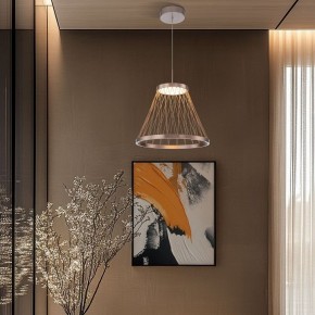 Подвесной светильник Eurosvet Cesta 40016/1 LED коричневый в Заводоуковске - zavodoukovsk.ok-mebel.com | фото 4
