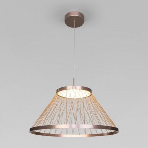 Подвесной светильник Eurosvet Cesta 40017/1 LED коричневый в Заводоуковске - zavodoukovsk.ok-mebel.com | фото 2