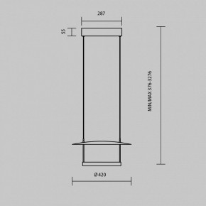 Подвесной светильник Maytoni Ambience MOD280PL-L23B3K1 в Заводоуковске - zavodoukovsk.ok-mebel.com | фото 4