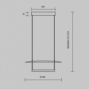 Подвесной светильник Maytoni Ambience MOD280PL-L30B3K1 в Заводоуковске - zavodoukovsk.ok-mebel.com | фото 4