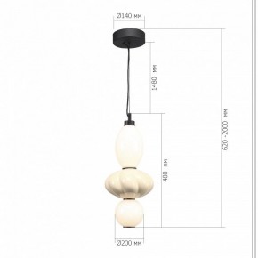Подвесной светильник ST-Luce FLORENTINI SL6134.413.01 в Заводоуковске - zavodoukovsk.ok-mebel.com | фото 4