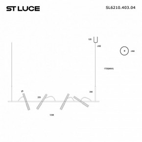 Подвесной светильник ST-Luce LILT SL6210.403.04 в Заводоуковске - zavodoukovsk.ok-mebel.com | фото 2
