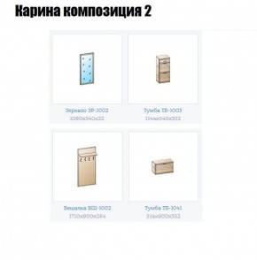 Прихожая Карина (модульная) в Заводоуковске - zavodoukovsk.ok-mebel.com | фото 6