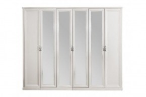 Шкаф 6-ти ств (2+2+2) с зеркалами Мишель (комплект) в Заводоуковске - zavodoukovsk.ok-mebel.com | фото 2