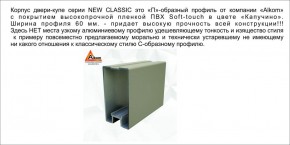 Шкаф-купе 1500 серии NEW CLASSIC K6Z+K6+B2+PL3 (2 ящика+2 штанги) профиль «Капучино» в Заводоуковске - zavodoukovsk.ok-mebel.com | фото 17