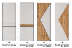Шкаф-купе 1600 серии SOFT D8+D2+B2+PL4 (2 ящика+F обр.штанга) профиль «Графит» в Заводоуковске - zavodoukovsk.ok-mebel.com | фото 10