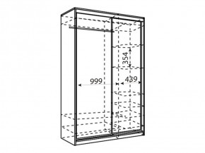 Шкаф-купе Рене 1500 вариант 2 (Зеркало/Зеркало) в Заводоуковске - zavodoukovsk.ok-mebel.com | фото 2